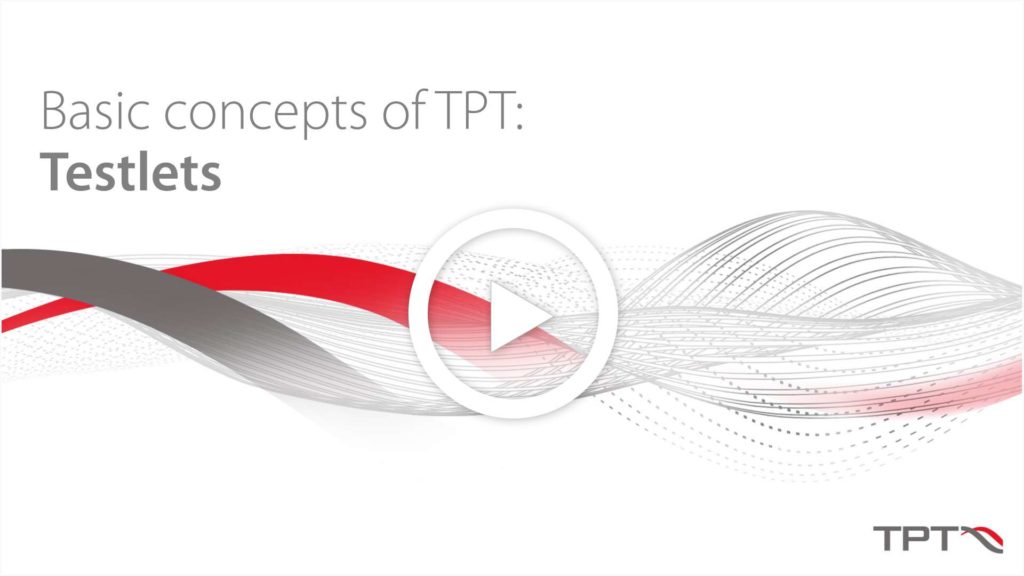 Video TPT Testlets