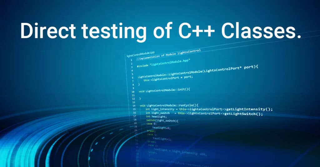 TPT supports C++ classes