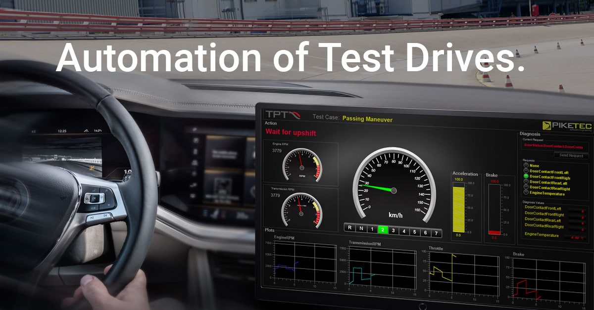 Automation of Test drives using TPT