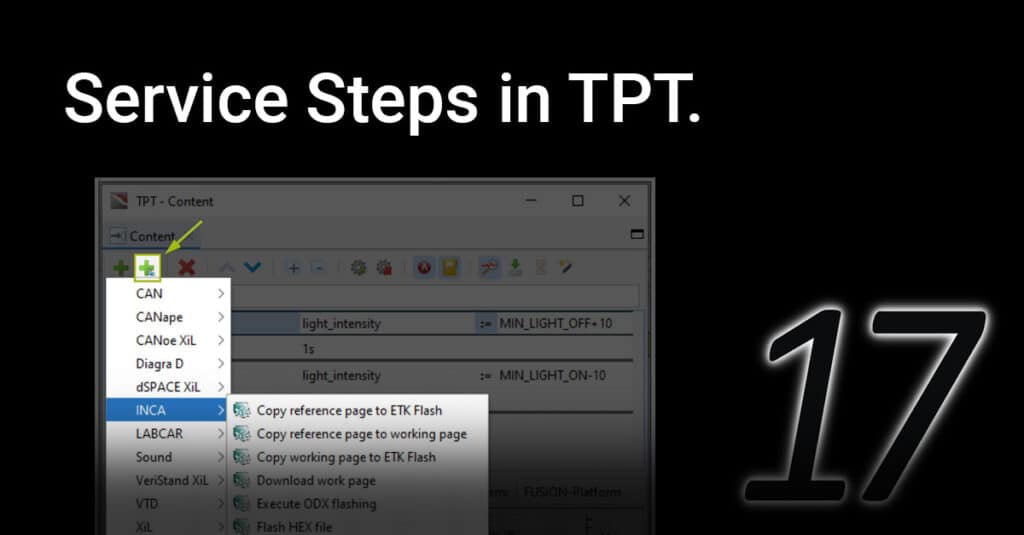 Revamped Service Steps in TPT17