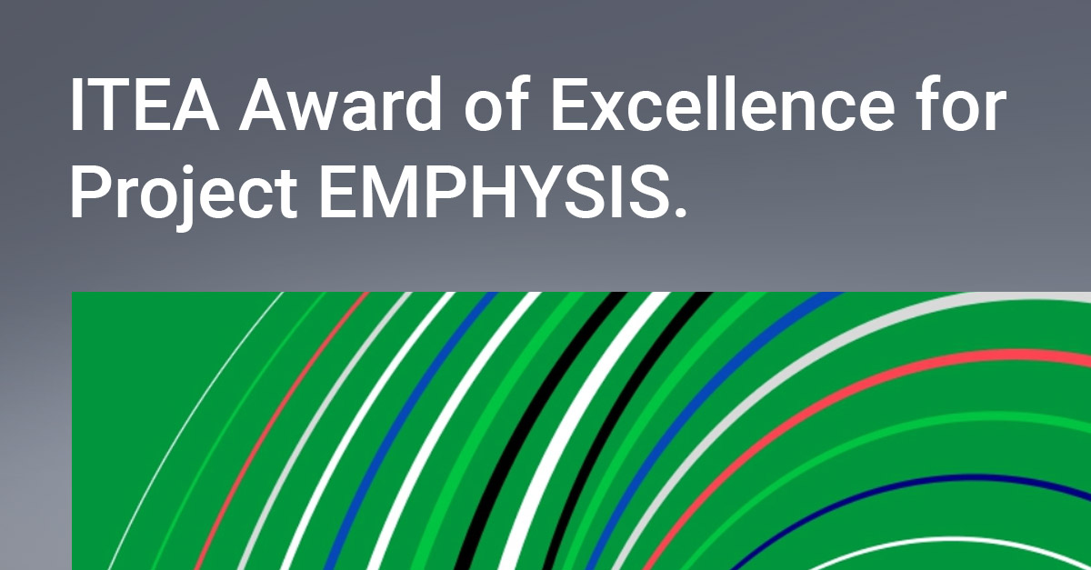 ITEA Award of Excellence for EMPHYSIS project