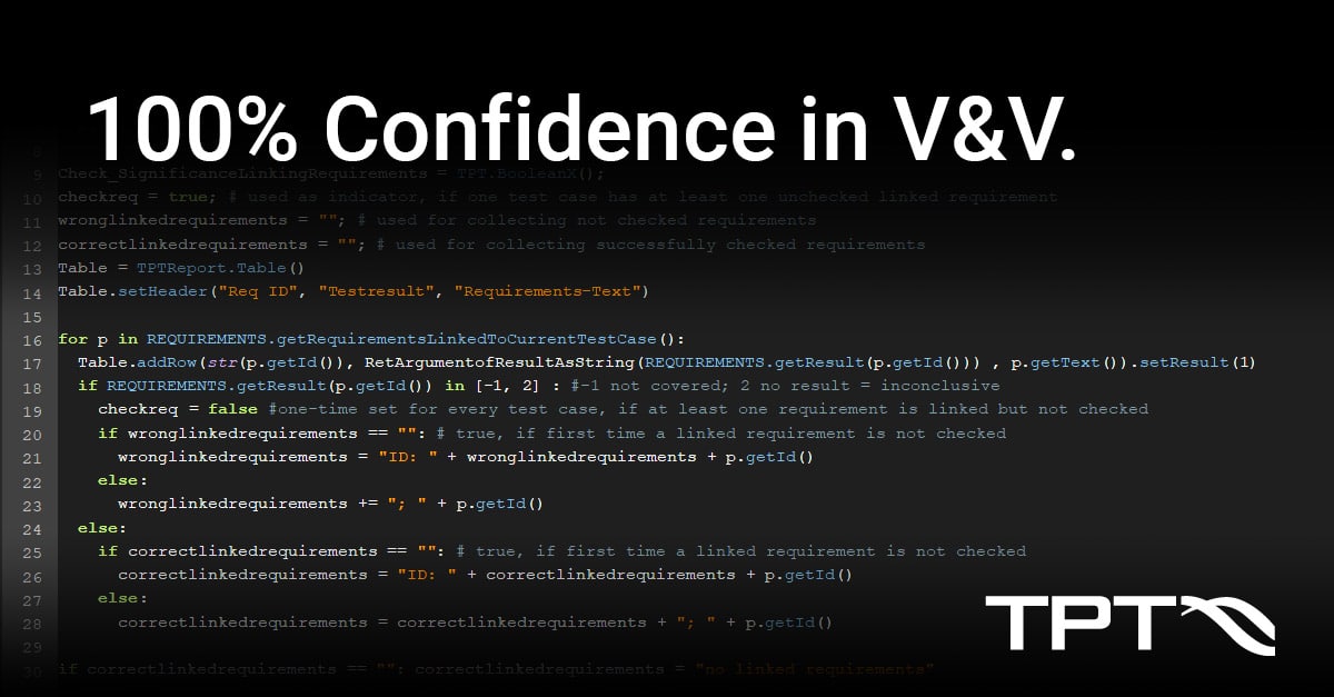 Verification & Validation: 100% Confidence