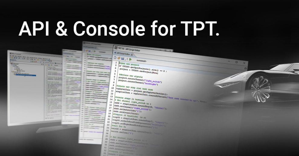 API & Console for TPT