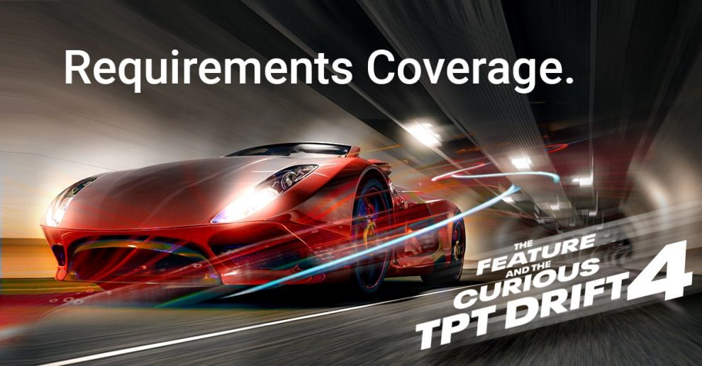 requirements coverage with tpt testing tool